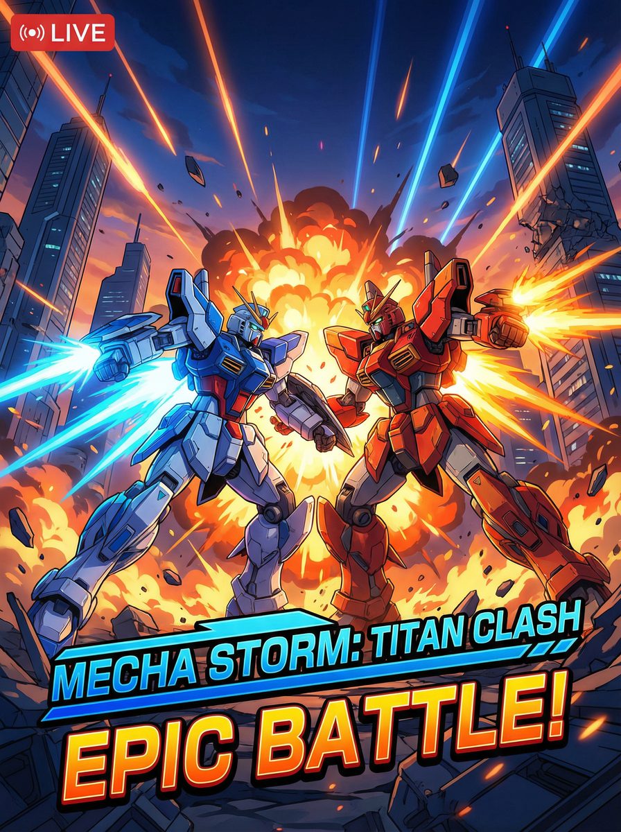 抖音风动漫-机甲风暴